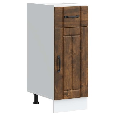 Mueble bajo de cocina Lucca roble ahumado