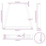 Patas mesa de comedor en forma de V 2 uds acero natural Acero