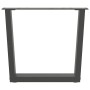 Patas para mesa de comedor en forma de V 2 uds antracita acero