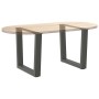 Patas para mesa de comedor en forma de V 2 uds antracita acero