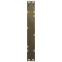 Patas para mesa de comedor en forma de V 2 uds acero natural