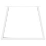 Patas mesa comedor forma V 3uds acero blanco 100x(72-73,3)cm