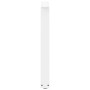 Patas mesa comedor forma V 3uds acero blanco 100x(72-73,3)cm