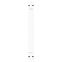 Patas mesa comedor forma V 3uds acero blanco 100x(72-73,3)cm