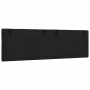 Cabecero de cama acolchado tela negro 160 cm