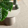 Alfombra ZIZUR apariencia yute interior exterior crema 60x110cm