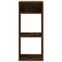 Estantería madera ingeniería color roble ahumado 34x31x80 cm