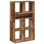 Estantería madera de ingeniería envejecida 66x31x112 cm