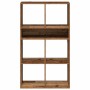 Estantería madera de ingeniería envejecida 66x31x112 cm