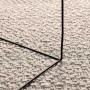 Alfombra ZIZUR apariencia yute interior exterior crema