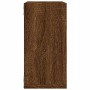 Estantes cubo de pared 4 unidades roble marrón 30x15x30 cm