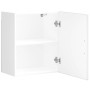 Armario de pared para cocina Porto madera de ingeniería blanca