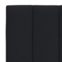 Estructura de cama sin colchón tela negro 100x200 cm