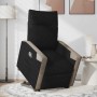 Sillón reclinable elevable tela negro
