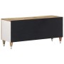 Mueble de TV madera maciza de mango 105x33,5x46 cm