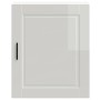 Armarios pared para cocina 2 uds Porto blanca alto brillo