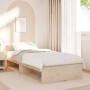 Sofá cama sin colchón madera maciza de pino 90x190 cm