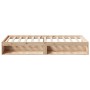 Sofá cama sin colchón madera maciza de pino 90x190 cm
