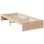 Sofá cama sin colchón madera maciza de pino 90x190 cm