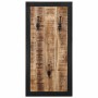 Perchero madera maciza de mango rugosa 40x2x80 cm