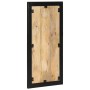 Perchero madera maciza de mango rugosa 40x2x80 cm