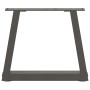 Patas para mesa comedor forma V 2 uds antracita 30x(30-31,3) cm