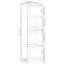 Mueble cocina Kalmar roble sonoma 7 pzas madera contrachapada