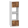 Mueble cocina Kalmar roble ahumado 7 pzas madera contrachapada