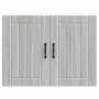 Armario de pared cocina Lucca madera contrachapada gris sonoma