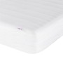 Sofá cama con colchón madera maciza pino marrón cera 90x200 cm