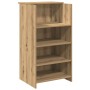 Mostrador de recepción roble artisian 135x50x103,5 cm