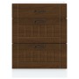 Mueble bajo de cocina Lucca roble marrón
