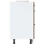 Mueble bajo de cocina Lucca roble marrón