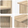 Mostrador de recepción roble sonoma 100x50x103,5 cm