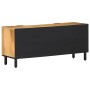 Mueble de TV marrón 105x33x46 cm madera maciza mango