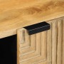 Mueble de TV marrón 105x33x46 cm madera maciza mango