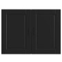 Mueble de pared de cocina Porto madera contrachapada negra