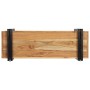 Estante de pared madera maciza de acacia 90x33x45 cm