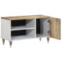 Mueble de TV madera maciza de mango 80x31,5x46 cm
