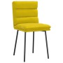 Sillas de comedor 2 unidades terciopelo amarillo