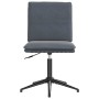 Silla de comedor terciopelo gris oscuro