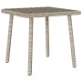 Mesa centro jardín rectangular gris claro 40x40x37cm