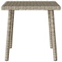 Mesa centro jardín rectangular gris claro 40x40x37cm