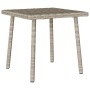 Mesa centro jardín rectangular gris claro 40x40x37cm