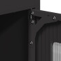 Aparador de acero negro 68x39x123 cm