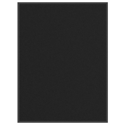 Felpudo negro 80x120 cm