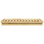 Estructura de cama sin colchón 100x200cm madera maciza de roble