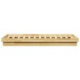 Estructura de cama sin colchón 75x190 cm madera maciza roble