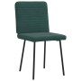 Sillas de comedor 6 unidades terciopelo verde oscuro