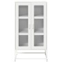 Aparador de acero blanco 68x39x123 cm